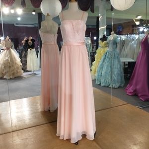 Bridesmaid Dress by Impression Bridal. Lace Bodice